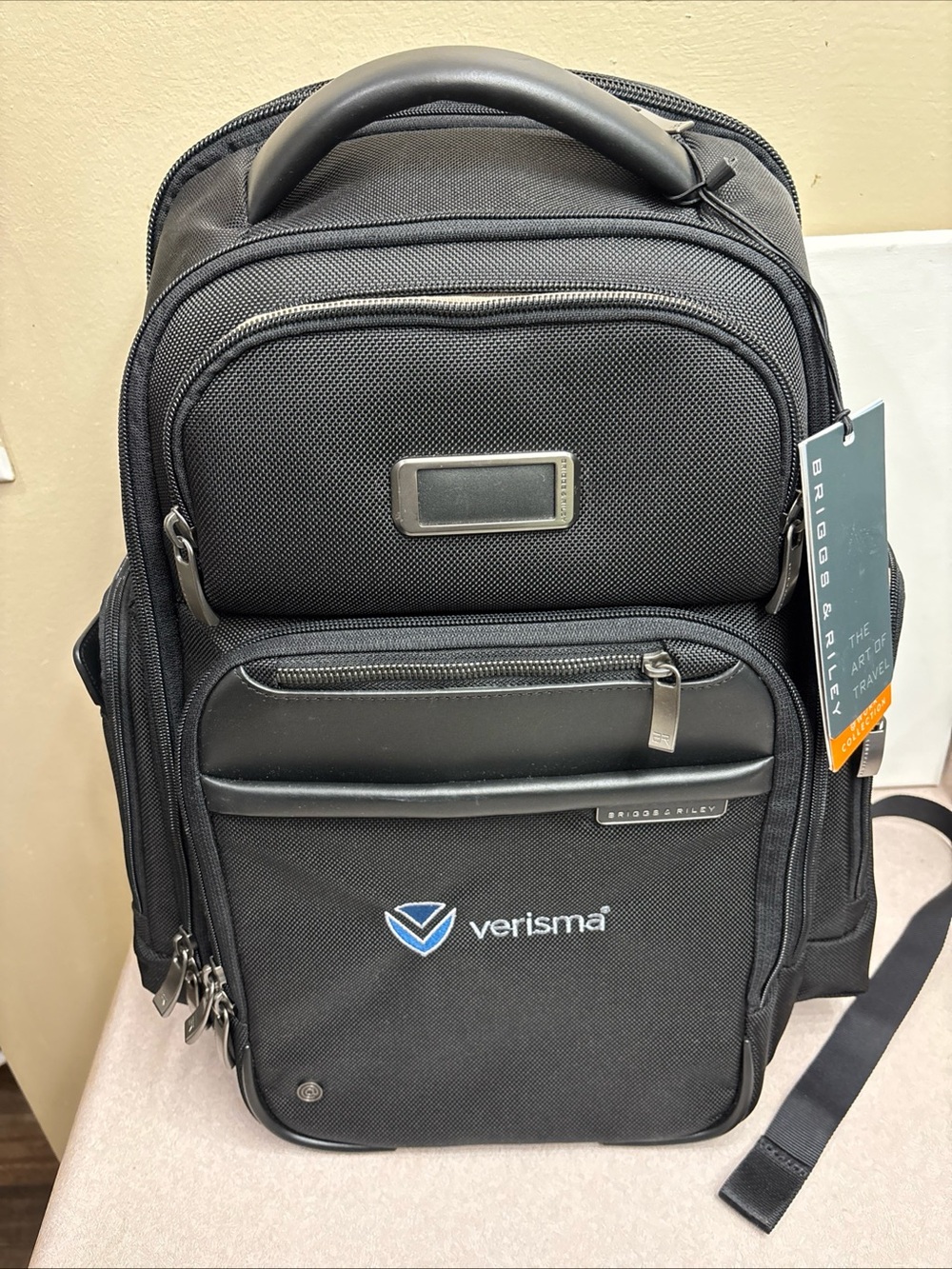 Briggs & Riley @Work Medium Cargo Backpack Navy KK526-4 Fits 15” Laptops